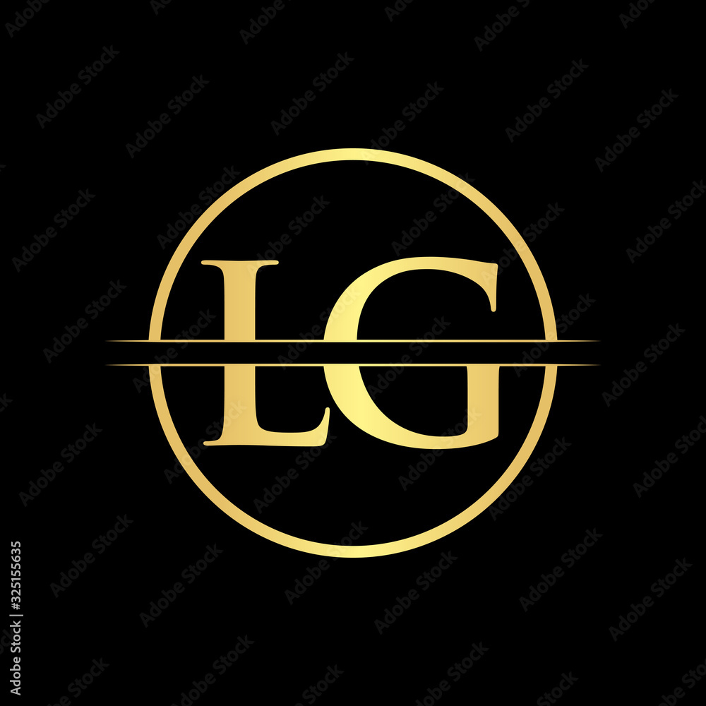 Initial LG letter Logo Design vector Template. Abstract Letter LG logo Design Initial LG letter Logo Design vector Template. Abstract Letter LG logo Design
