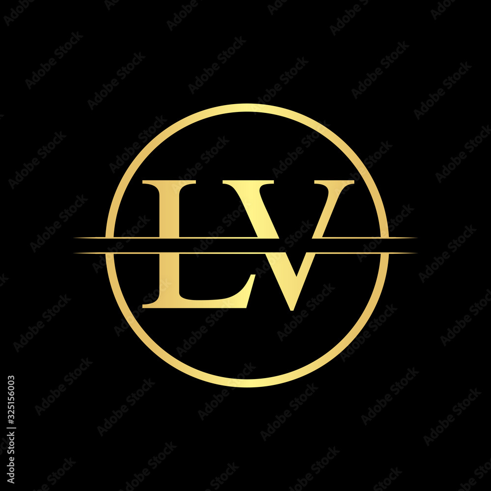 Imagens vetoriais Lv logo
