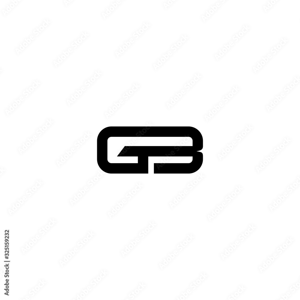 GB logo design template elements GB logo design template elements