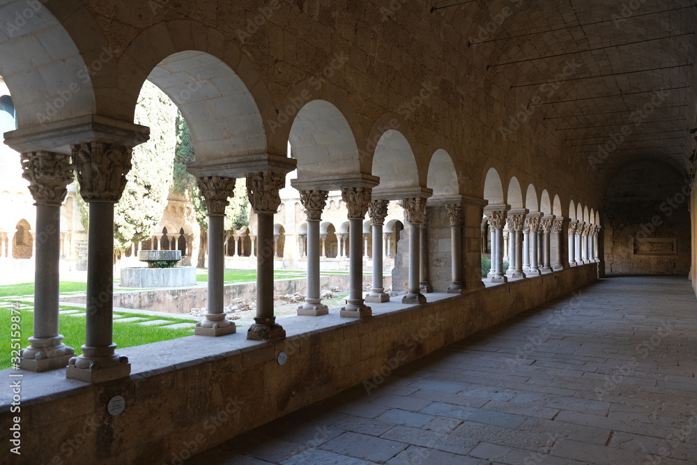 Beautiful capitals in the cloister