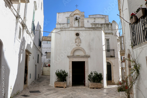 Church of Madonna del Soccorso (Lady of Succour) in Locorotondo, Bari, Puglia, Italy