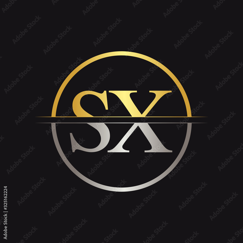 Initial Letter SX Logo Design Vector Template. SX Letter Logo Design Initial Letter SX Logo Design Vector Template. SX Letter Logo Design