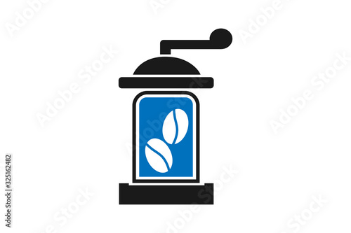 Coffee grinder icon vector illustration