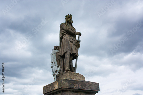 Estatua de Robert de Bruce  Castillo de Stirling 