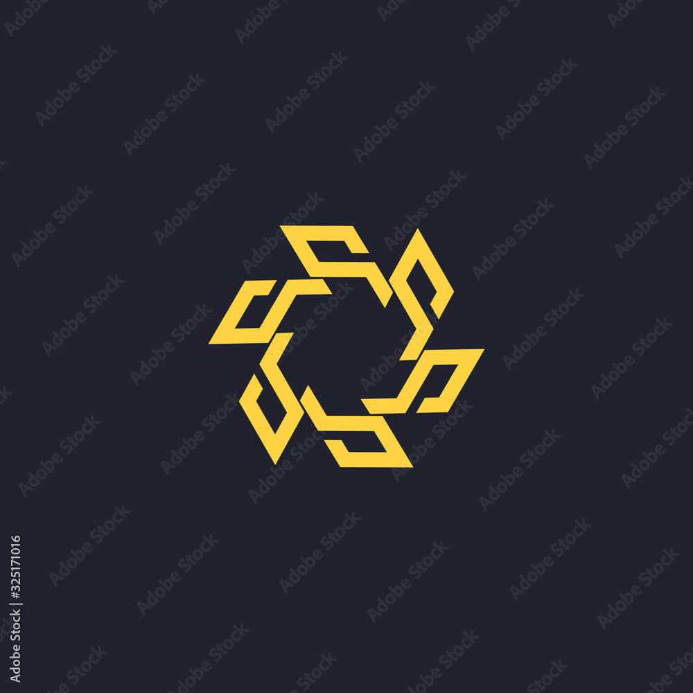 vector abstract geometric logo design template vector abstract geometric logo design template