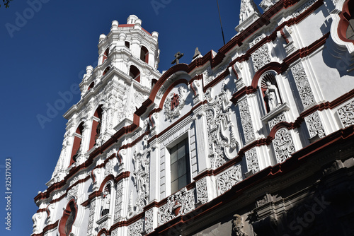 Cathédrale baroque de Puebla, Mexique