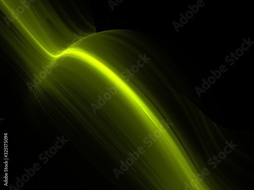 Abstract Spherical Shape 3D Illustration - Colorful gradients of light warped into the shape of a sphere. Brilliant glowing lights, soft gradients. Alternating Colors