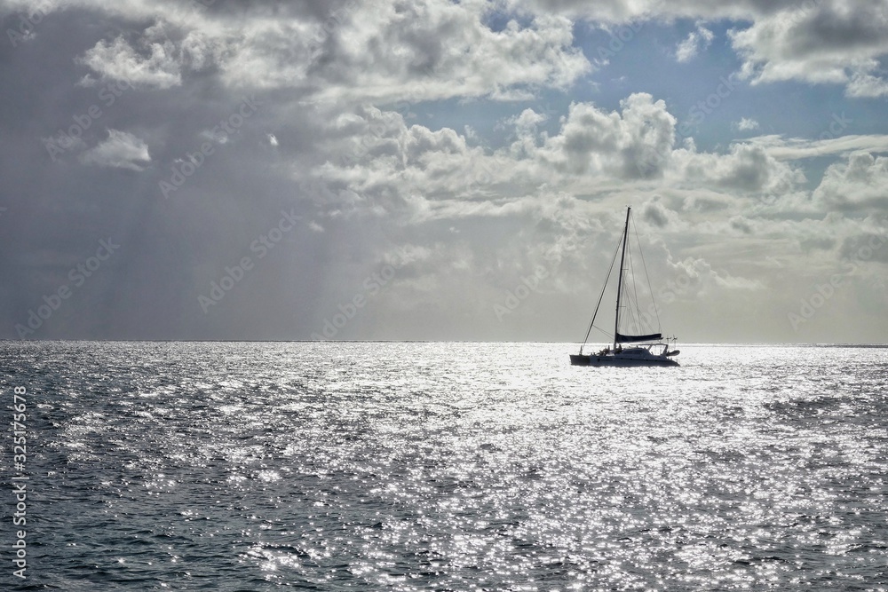 Barbados – Sailboat with backlight