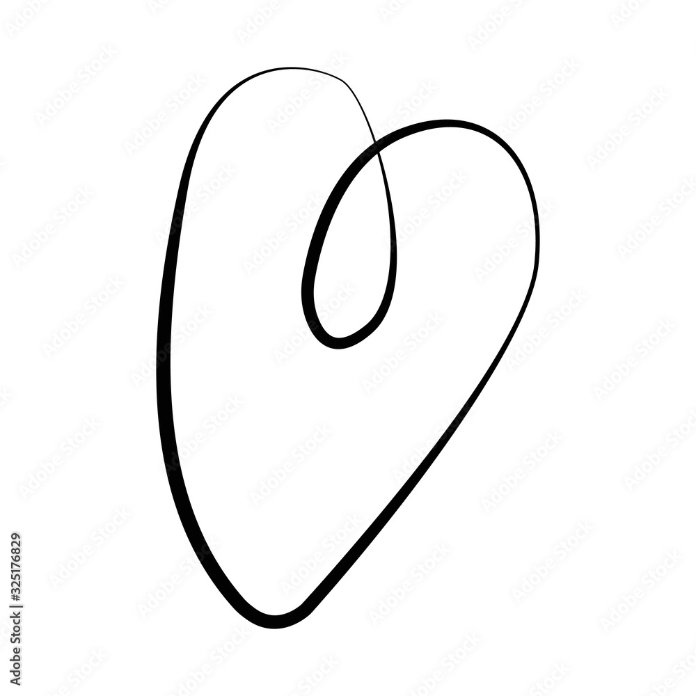 outline hand drawn heart icon.Vector heart collection. Illustration for your graphic design. outline hand drawn heart icon.Vector heart collection. Illustration for your graphic design.