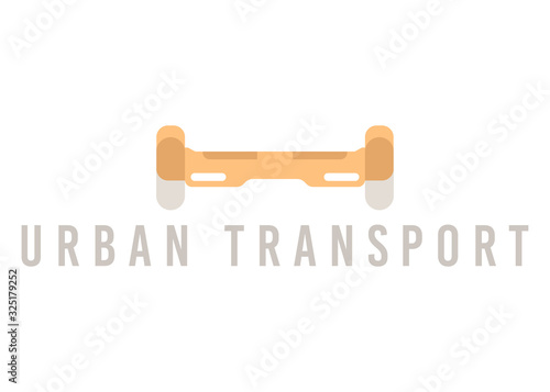 Alternative city transport color logo with text