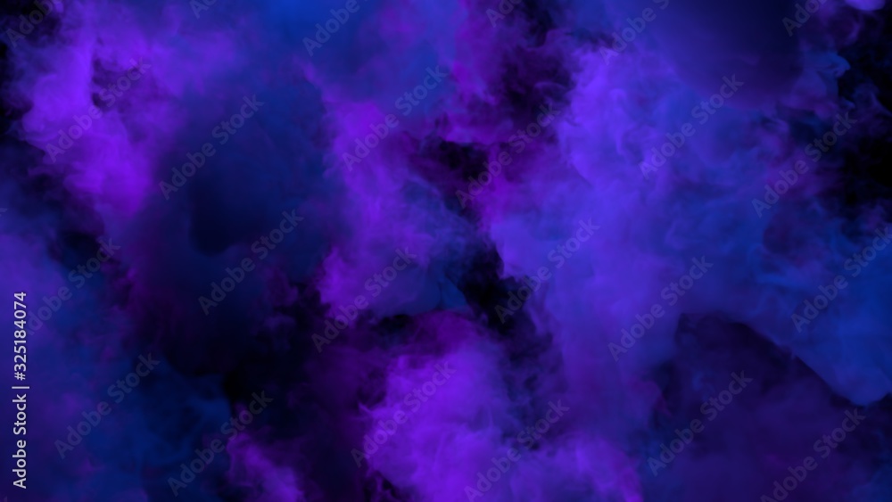 Abstract smoke background. Stormy clouds in a nebula.