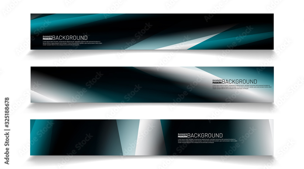 Modern web banner background. abstract vector template design Modern web banner background. abstract vector template design