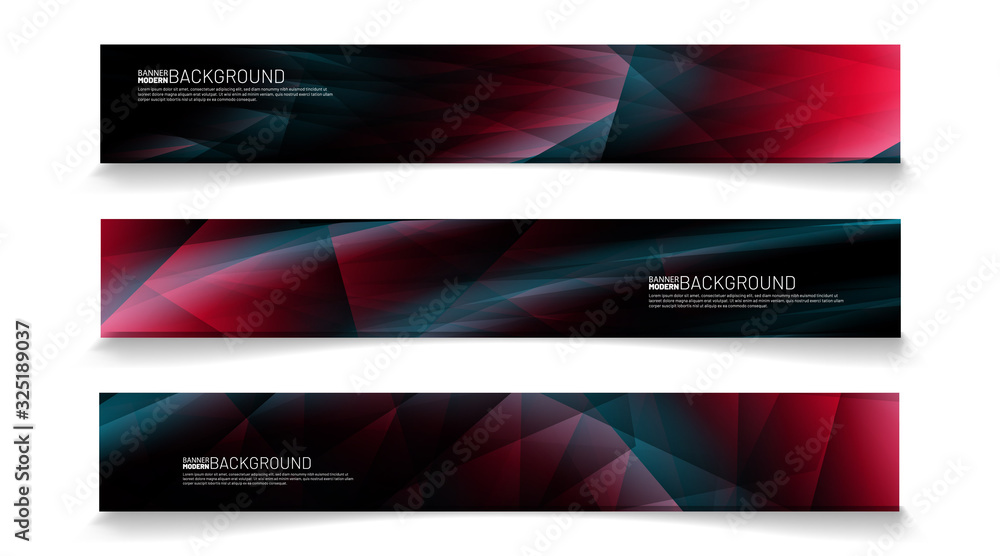Modern web banner background. abstract vector template design Modern web banner background. abstract vector template design