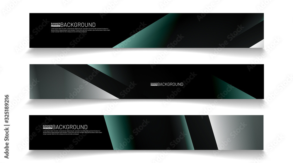 Modern web banner background. abstract vector template design Modern web banner background. abstract vector template design