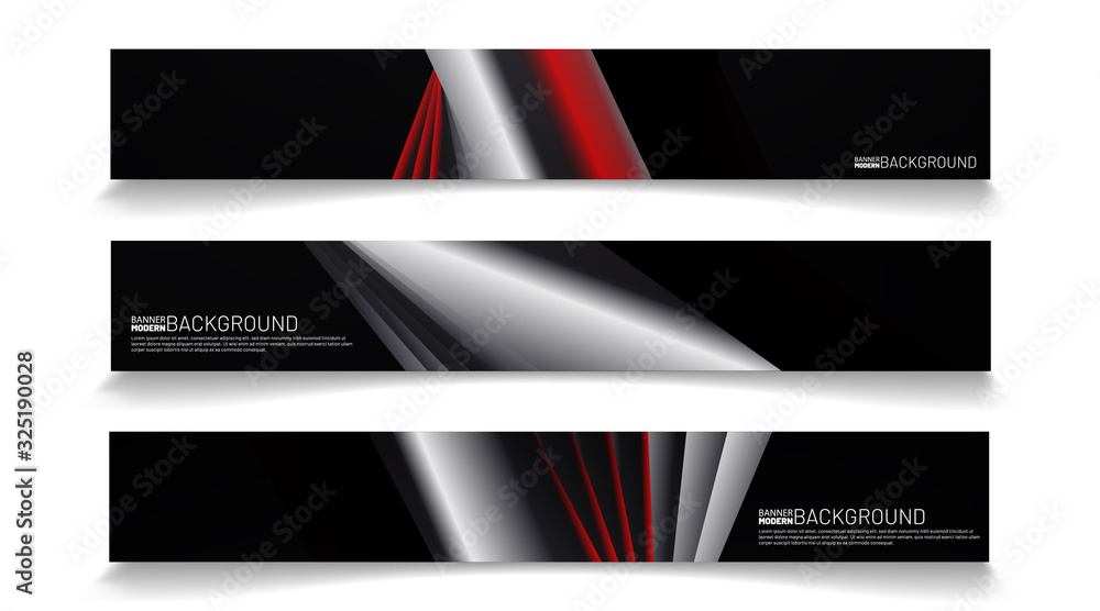 Modern web banner background. abstract vector template design Modern web banner background. abstract vector template design