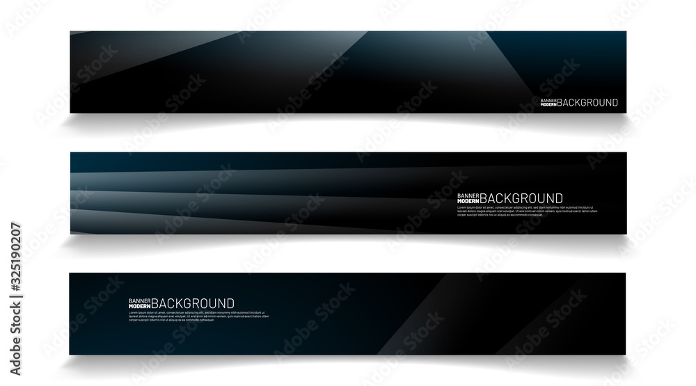 Modern web banner background. abstract vector template design Modern web banner background. abstract vector template design