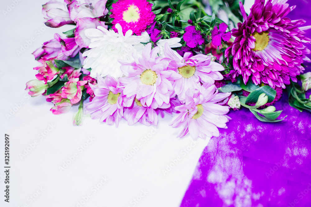 custom made wallpaper toronto digitalMother's Day Bunch Upper Center Flowers with Purple Tissues