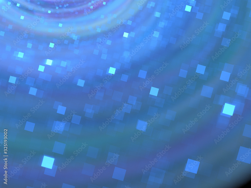 Abstract Digital Illustration - Cloud of Glowing Blue Pixels, Soft Random Square Patterns, Artistic modern subtle design. Clusters of pixels arranged randomly in space, computer digital artwork. Abstract Digital Illustration - Cloud of Glowing Blue Pixels, Soft Random Square Patterns, Artistic modern subtle design. Clusters of pixels arranged randomly in space, computer digital artwork.