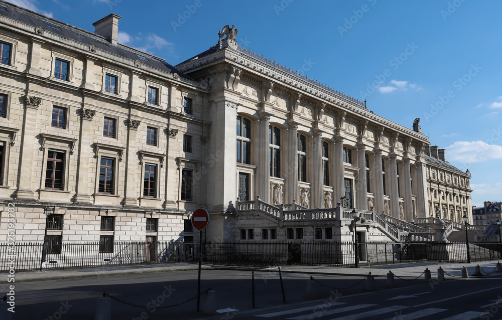 The Justice palace, Cite island, Paris, France.