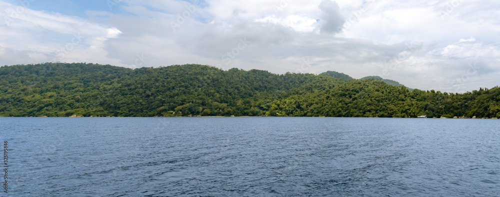 Islands and coast located in the only Brazilian fjord, Paraty, state of Rio de Janeiro, Brazil Islands and coast located in the only Brazilian fjord, Paraty, state of Rio de Janeiro, Brazil