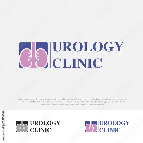 Kidney Urology Care logo designs vector Human Kidneys Nephrology Icon Medical Hospital Clinic Symbol 