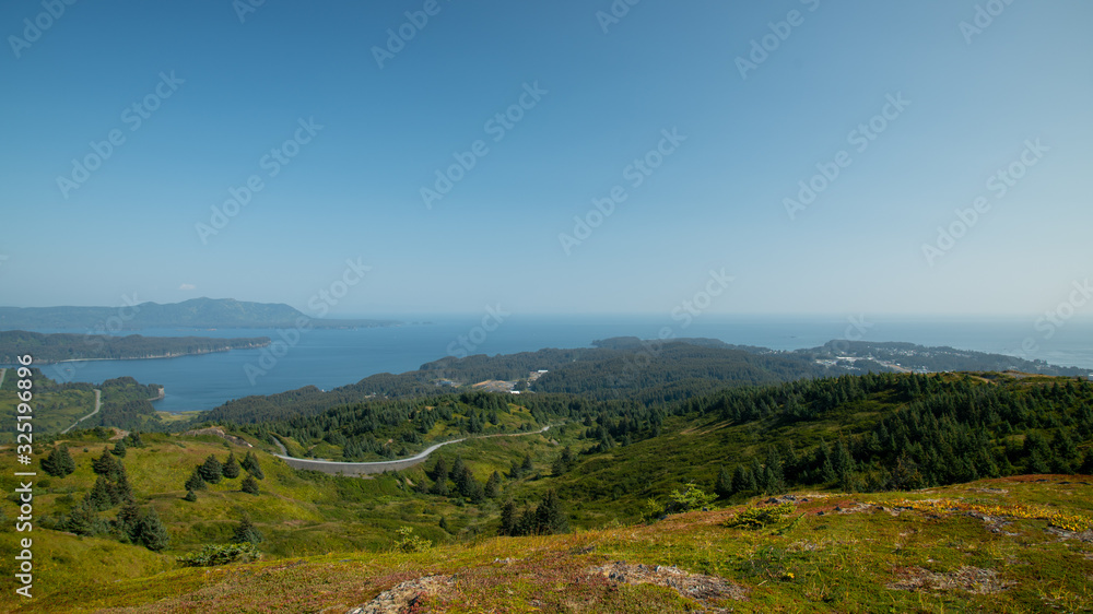 landscape with mountains