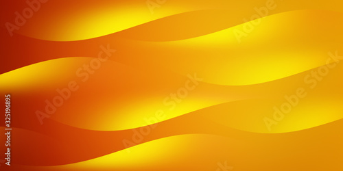  Orange waves background . Fluid gradient shapes composition. Futuristic design posters. Trendy. 
