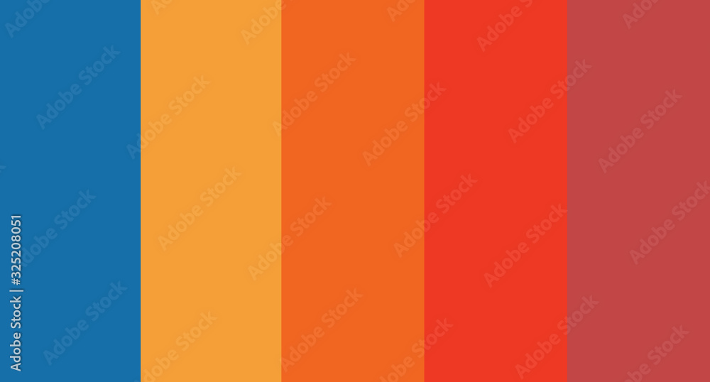 Obraz premium colour set palette vector illustration