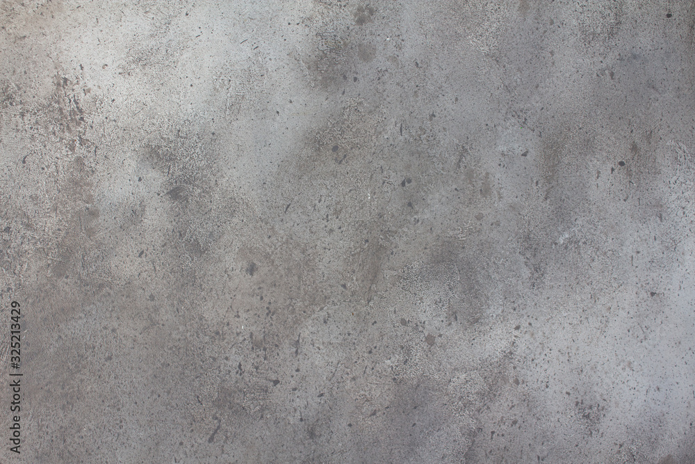 Grey concrete. Copy space. Horizontal orientation