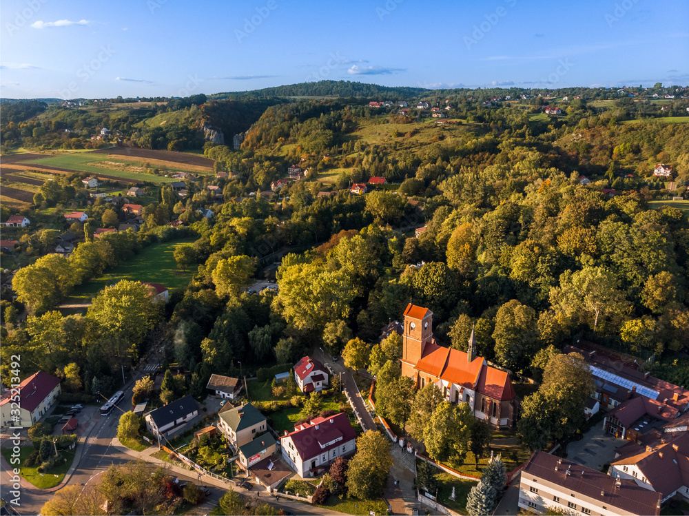 Bolechowice valley in Poland, Malopolska region