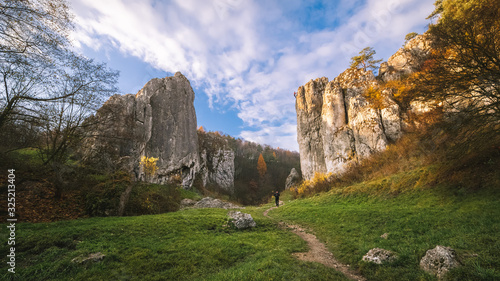 Fototapeta Naklejka Na Ścianę i Meble -  Bolechowice valley in Poland, Malopolska region