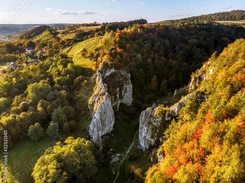 Bolechowice valley in Poland, Malopolska region