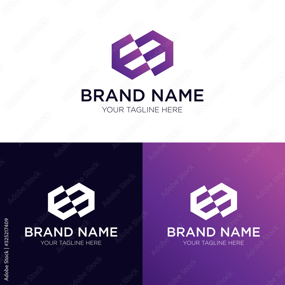 letter E and M Combination Modern Elegant Logo design emblem vector ...