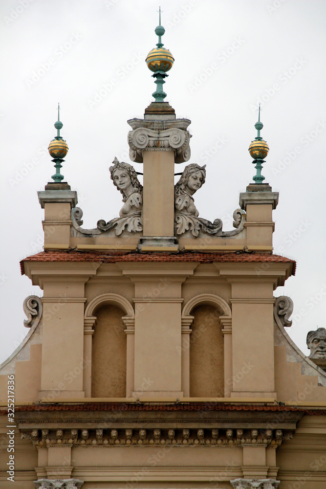 Architecture in the city of Krakow