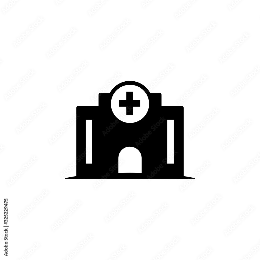 Vector illustration, hospital icon design Vector illustration, hospital icon design