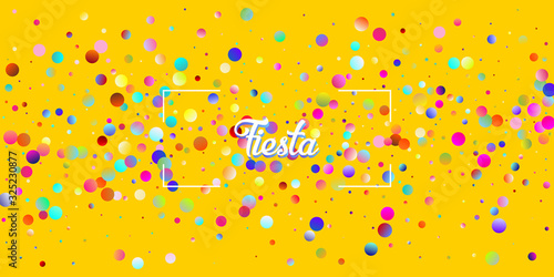 Carnival Confetti Explosion Vector Background. Falling Color Tinsel, Fiesta Celebration Design. 