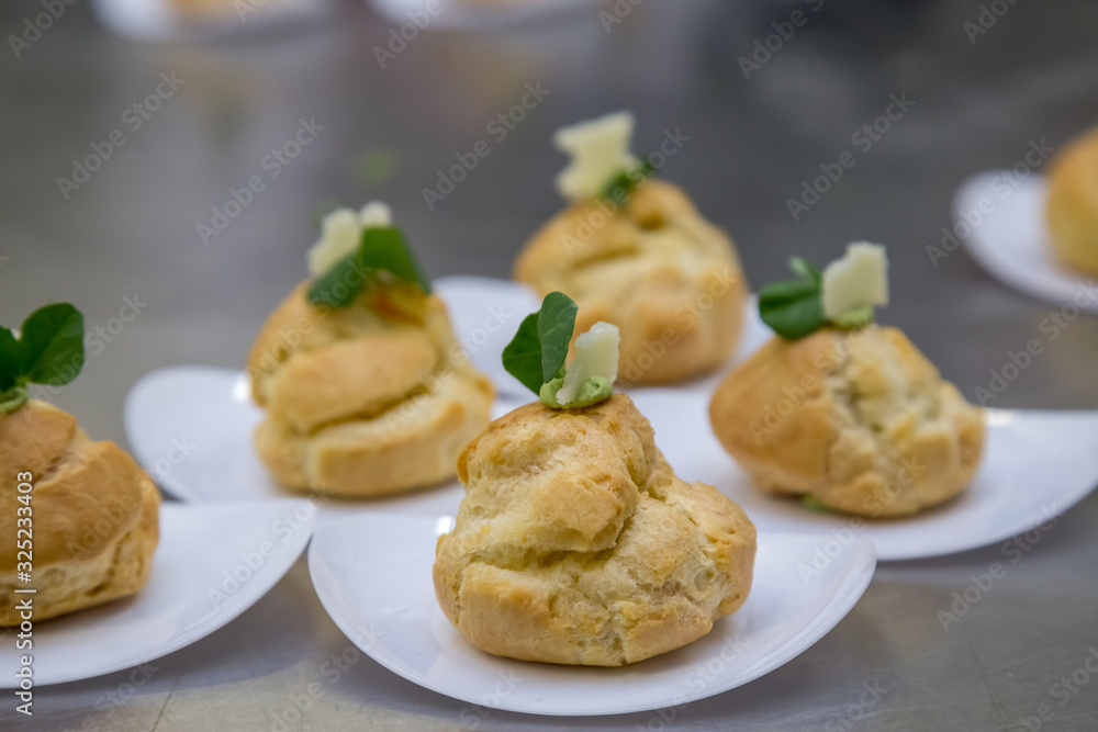 baked puff pastries with cheese baked puff pastries with cheese
