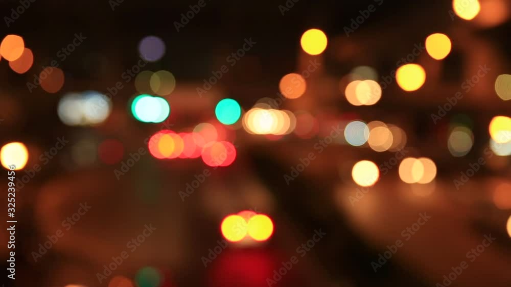 Fast motion of busy traffic at night in Bangkok city,Thailand Fast motion of busy traffic at night in Bangkok city,Thailand