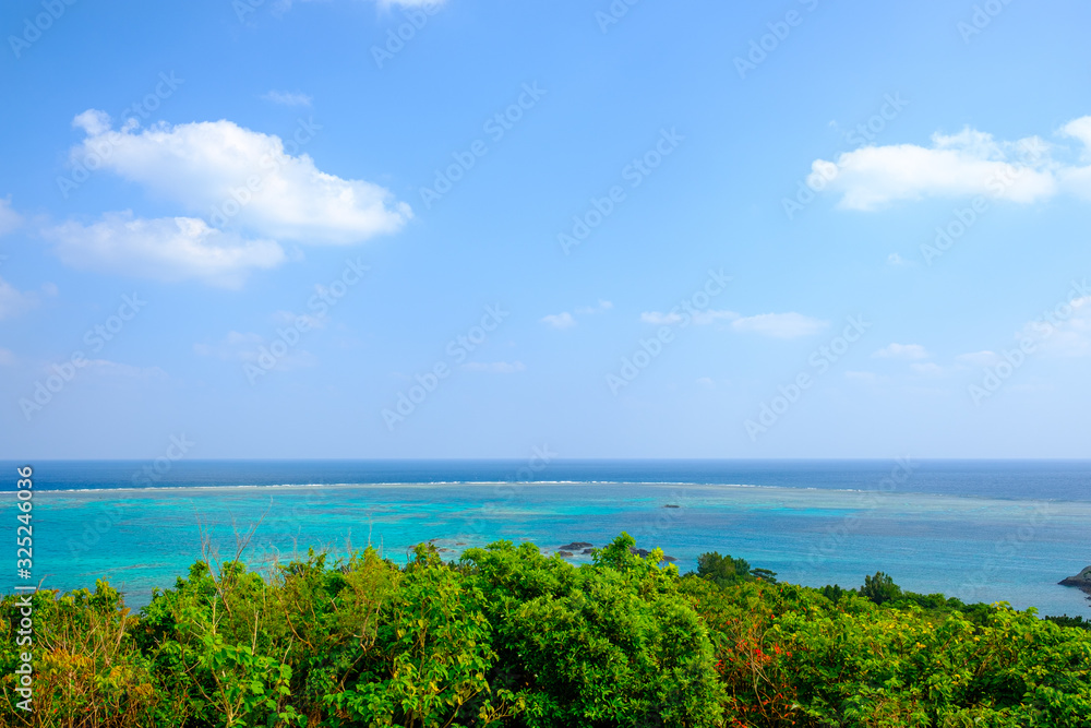 Spectacular seaview in Ishigakijima, Okinawa, Japan