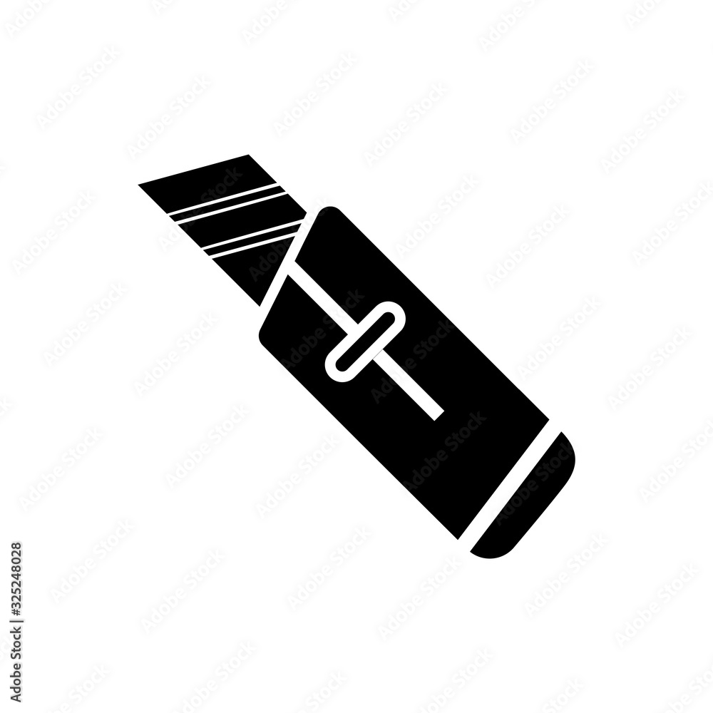 utility knife icon design, flat style icon collection utility knife icon design, flat style icon collection
