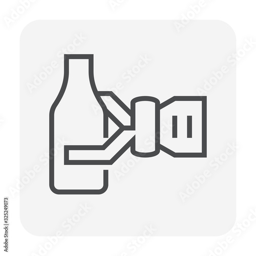 robot bottle icon
