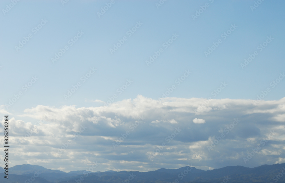 山　空　雲　素材