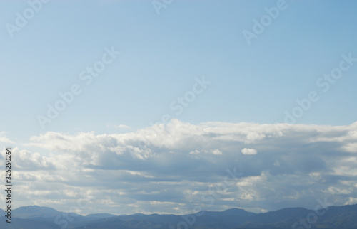 山　空　雲　素材