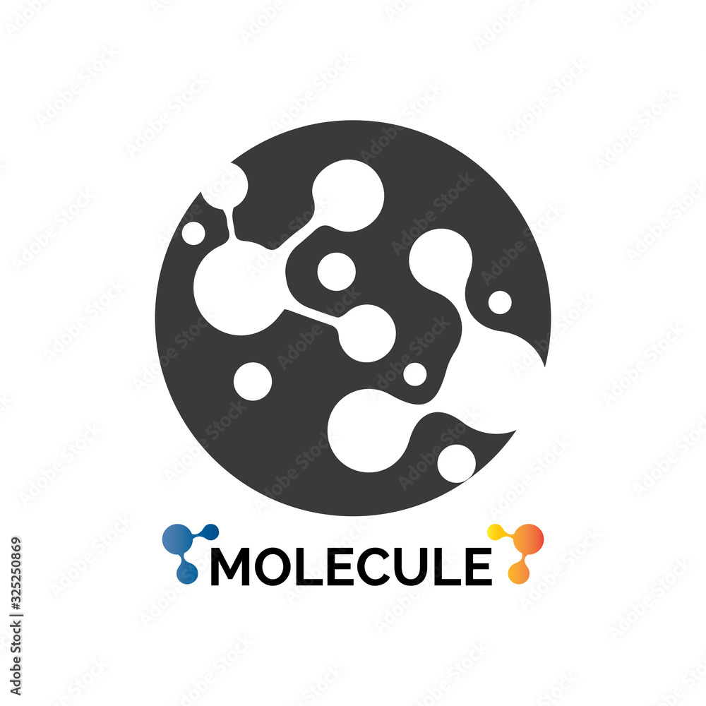 Molecule symbol logo template vector illustration design Molecule symbol logo template vector illustration design