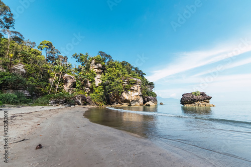 Fotografie Bako National Park Hidden beach in the jungle