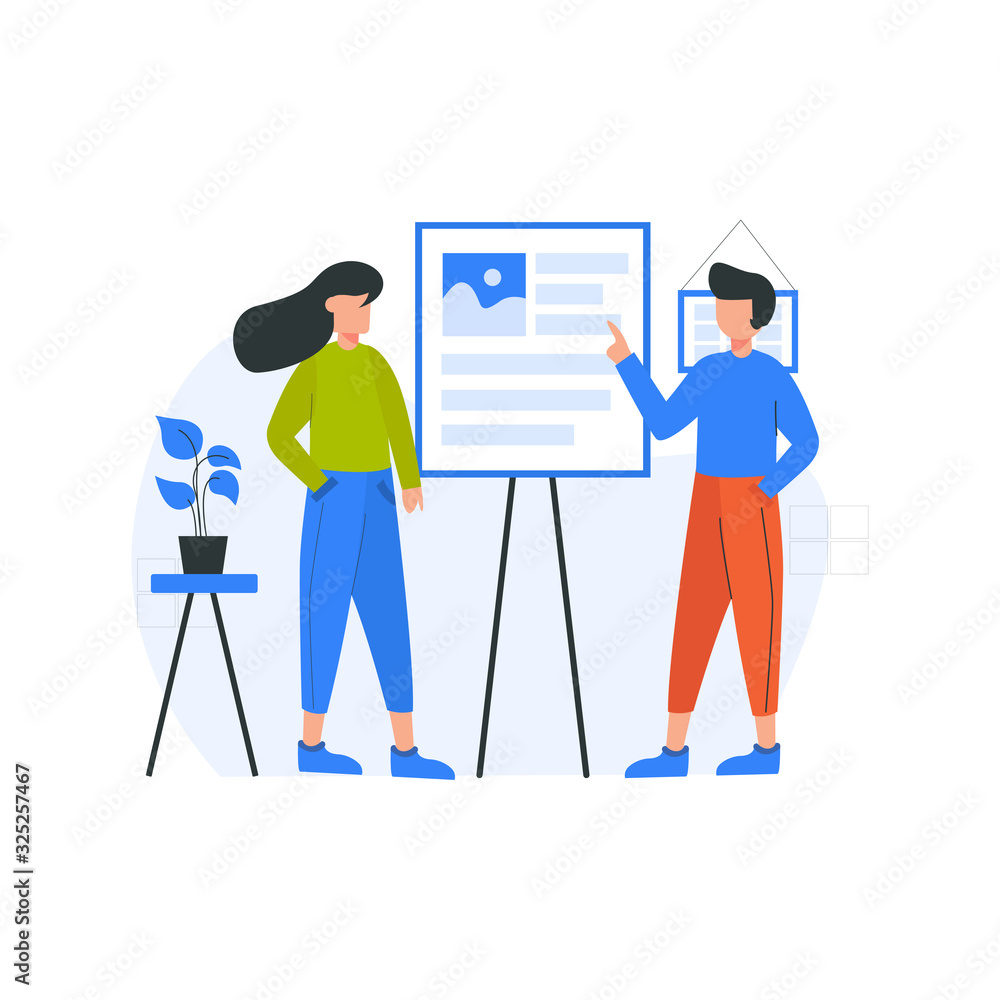 Internet marketing promotes and analyzes advertisements on social media vector illustration Internet marketing promotes and analyzes advertisements on social media vector illustration