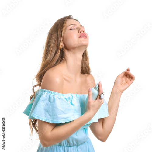 Beautiful young woman with ...