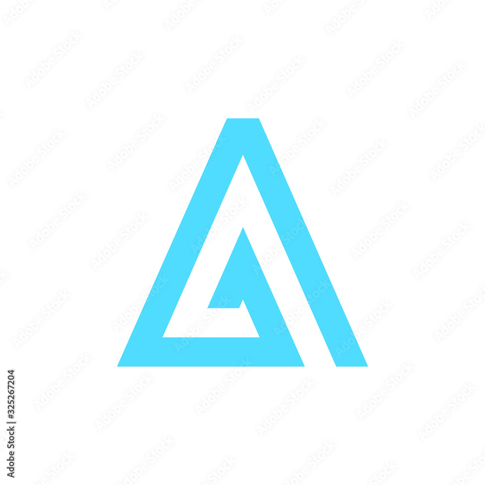 Initial letter A colorful logo. New letter icon Initial letter A colorful logo. New letter icon