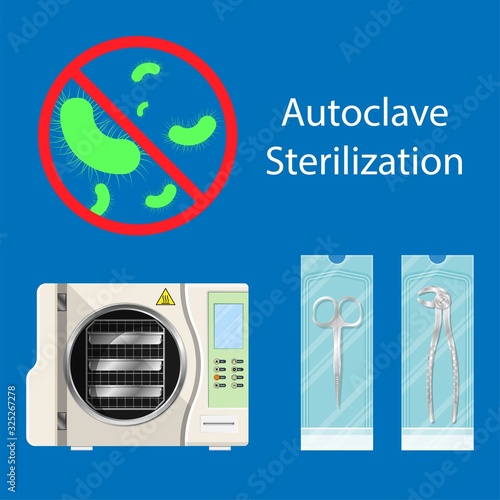Autoclave sterilization machine medical clean