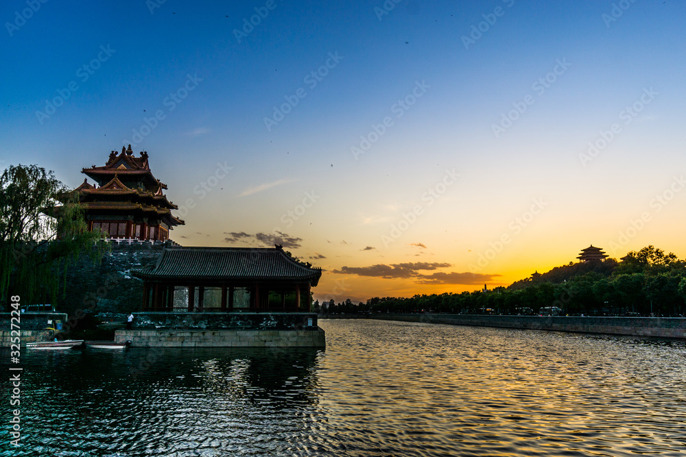 Obraz premium Scene of the Forbidden City in Beijing, China